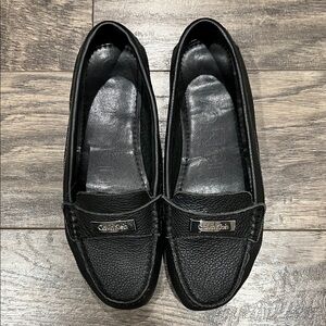 Calvin Klein Textured Black Men's Slip-Ons
